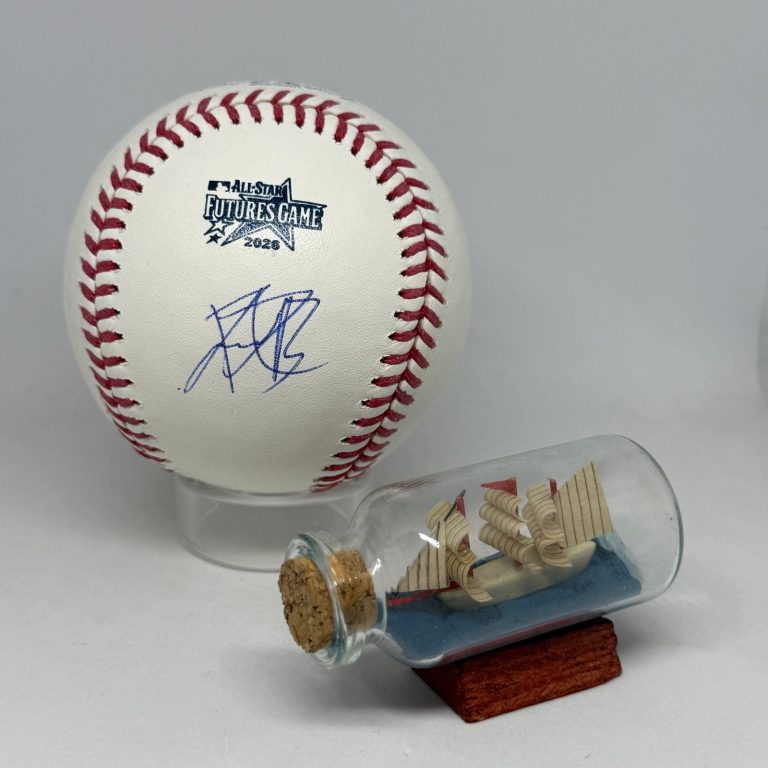 Roldy Brito signed Rawlings 2026 Futures Game Logo Baseball JSA COA A4495