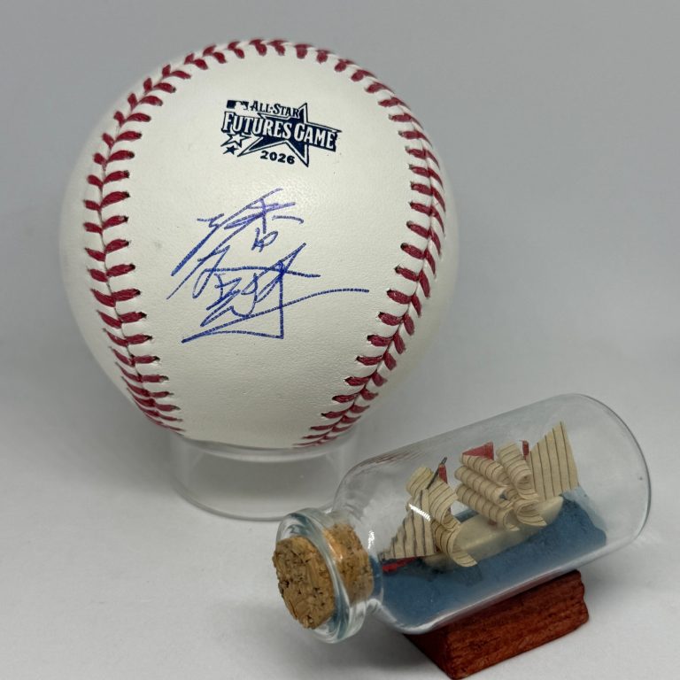 Wen-Hui Pan signed Rawlings 2026 Futures Game Logo Baseball JSA COA A4499