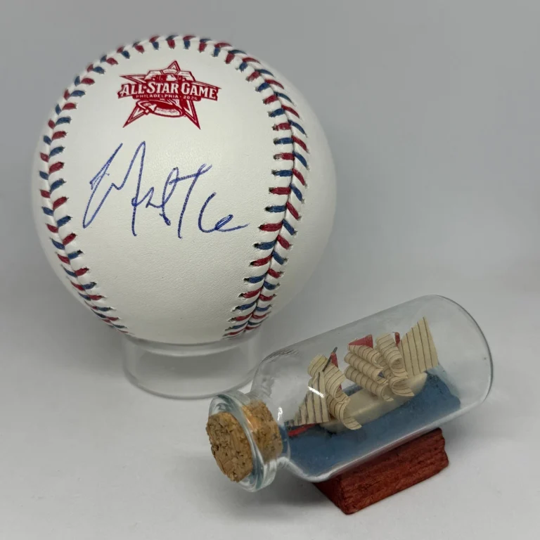 Miles Teller signed 2026 All Star Game Logo Baseball JSA COA Actor Auto A4520