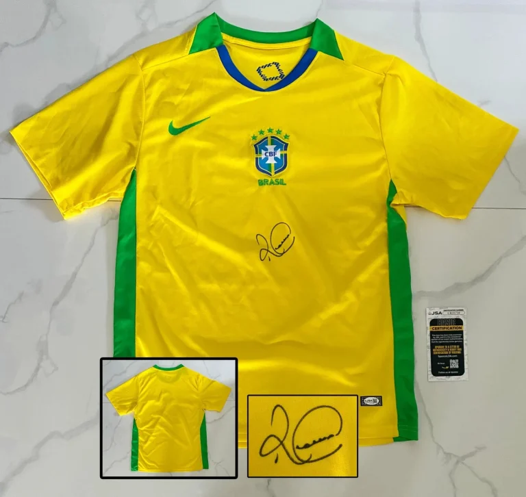 Romario Signed Jersey Brazil JSA COA