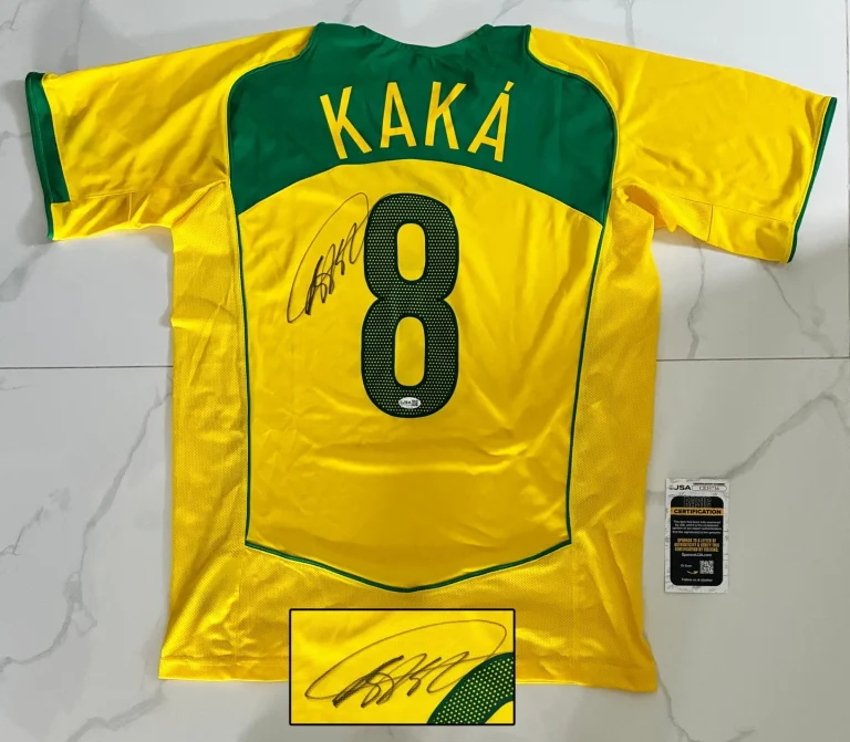 Kaka Signed Jersey Brazil JSA COA