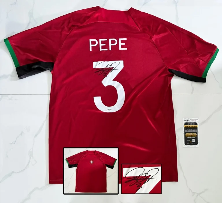 Pepe Signed Jersey Portugal JSA COA