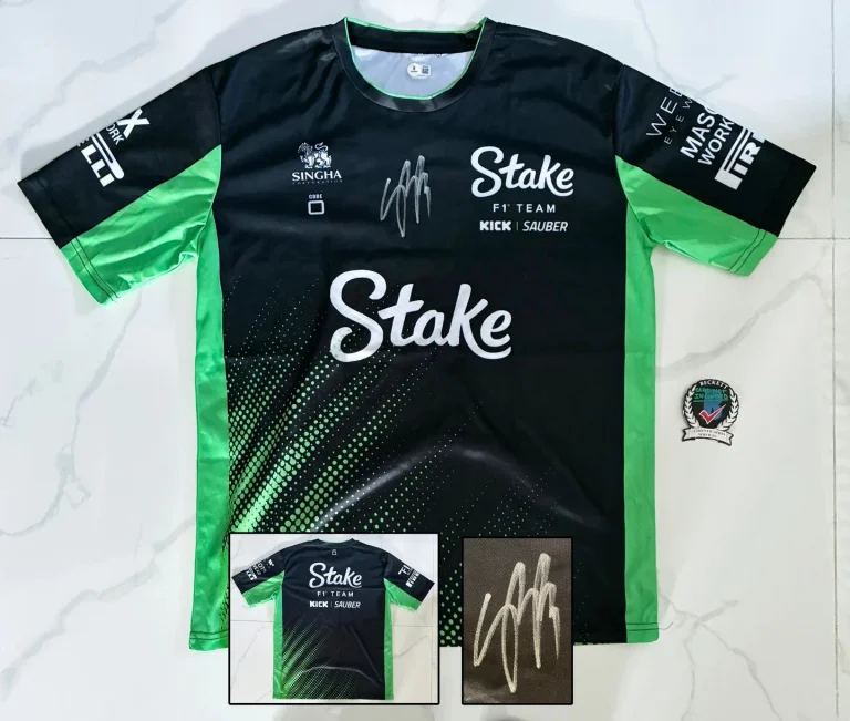 Gabriel Bortoleto Signed Shirt Audi Stake Jersey Beckett BAS 3 COA