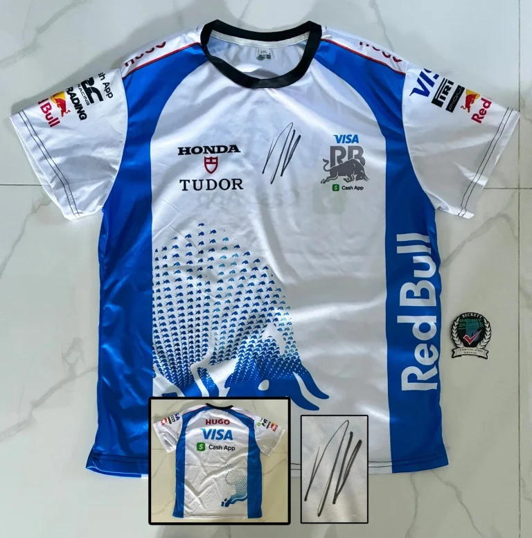 Arvid Lindblad Signed Shirt Visa Cash App Jersey Beckett BAS 1 COA