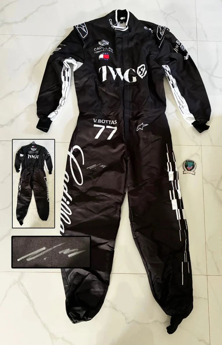 Valtteri Bottas Signed Race Suit Cadillac Beckett BAS COA