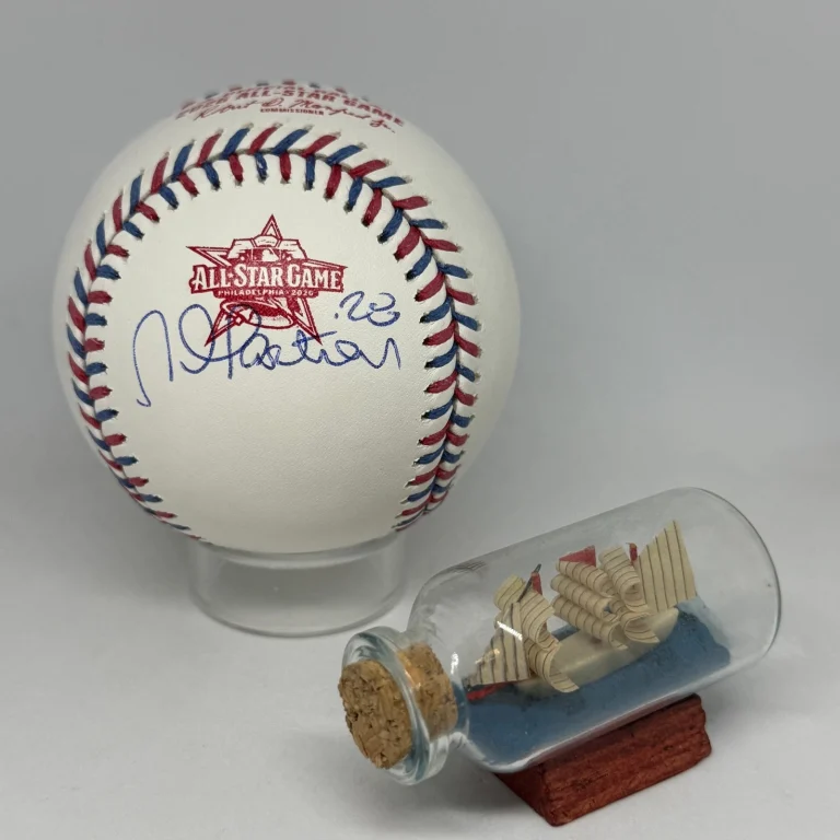 Nick Martinez signed Rawlings 2026 All Star Game Logo Baseball JSA Auto A4534