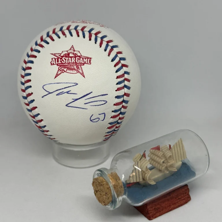 Jacob Latz signed Rawlings 2026 All Star Game Logo Baseball JSA Auto A4535