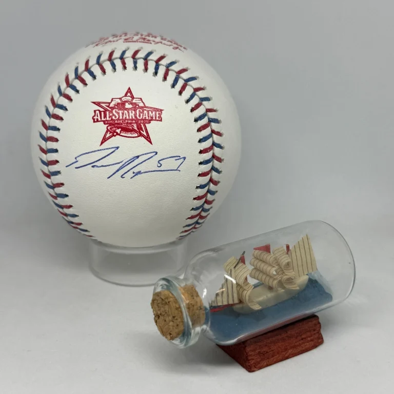 Drew Rasmussen signed Rawlings 2026 All Star Game Logo Baseball JSA Auto A4539