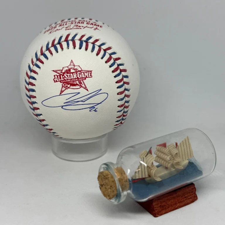 Chase Burns signed Rawlings 2026 All Star Game Logo Baseball JSA Auto A4551