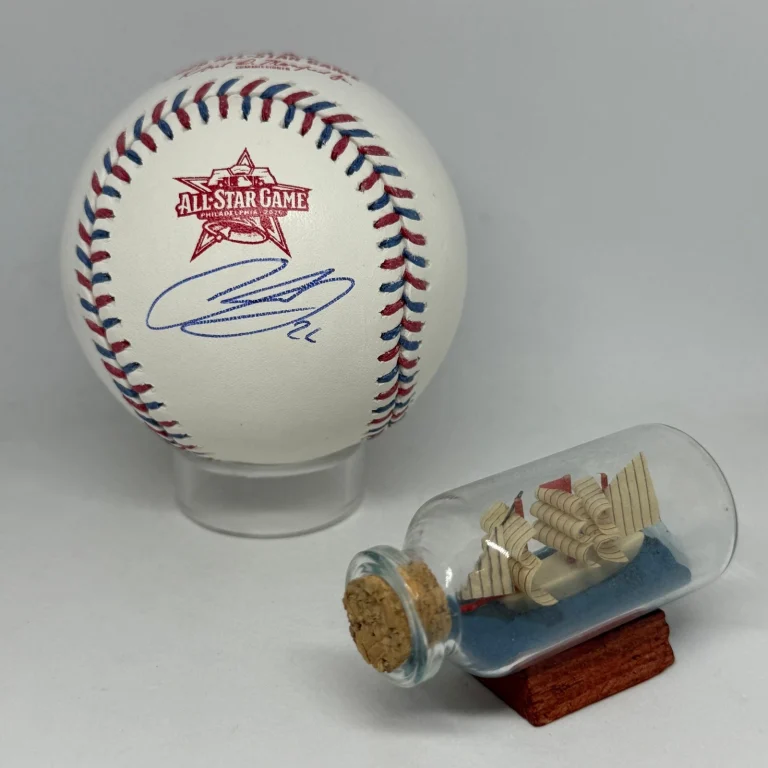 Chase Burns signed Rawlings 2026 All Star Game Logo Baseball JSA Auto A4552