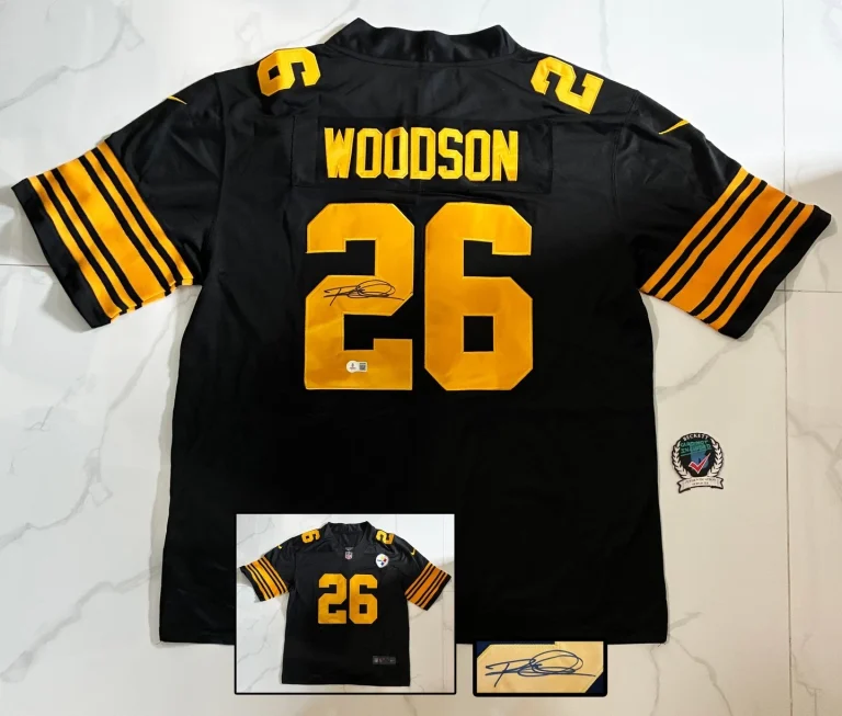 Rod Woodson Signed Jersey Pittsburgh Steelers Beckett BAS COA