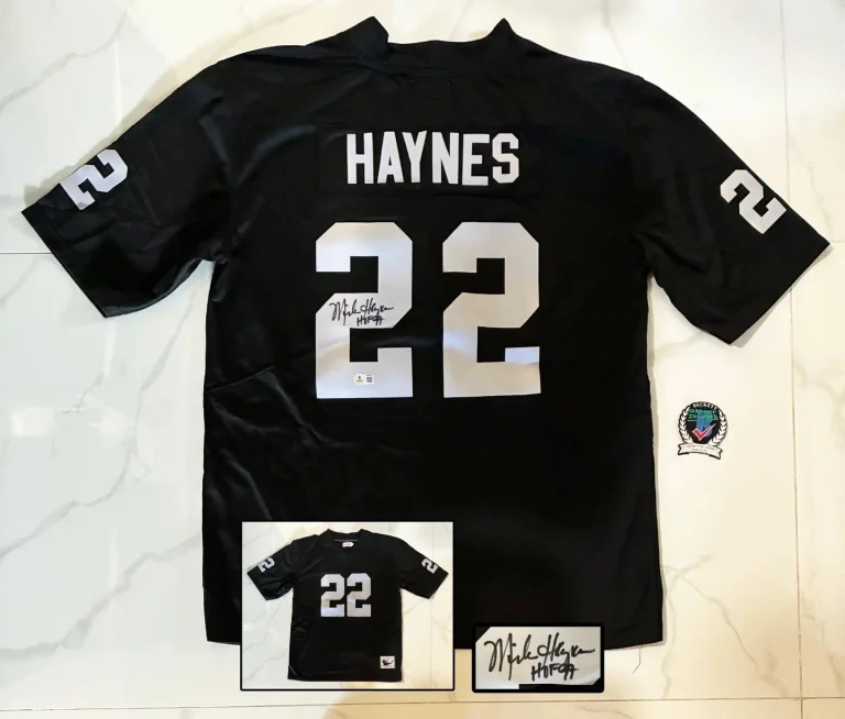 Mike Haynes Signed Jersey Oakland Raiders Beckett BAS COA