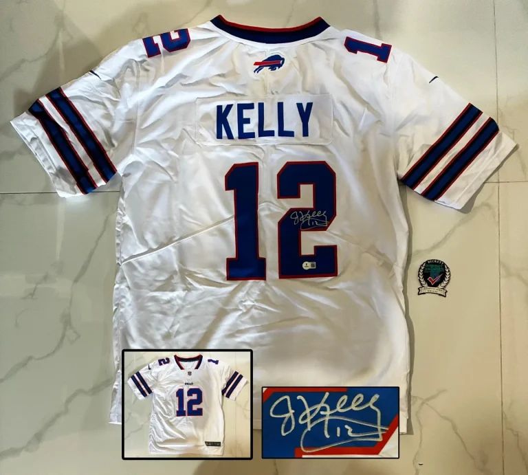 Jim Kelly Signed Jersey Buffalo Bills Beckett BAS 1 COA