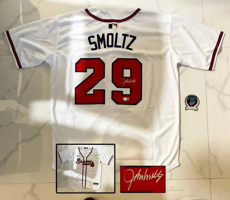 John Smoltz Signed Jersey Atlanta Braves Beckett BAS 1 COA