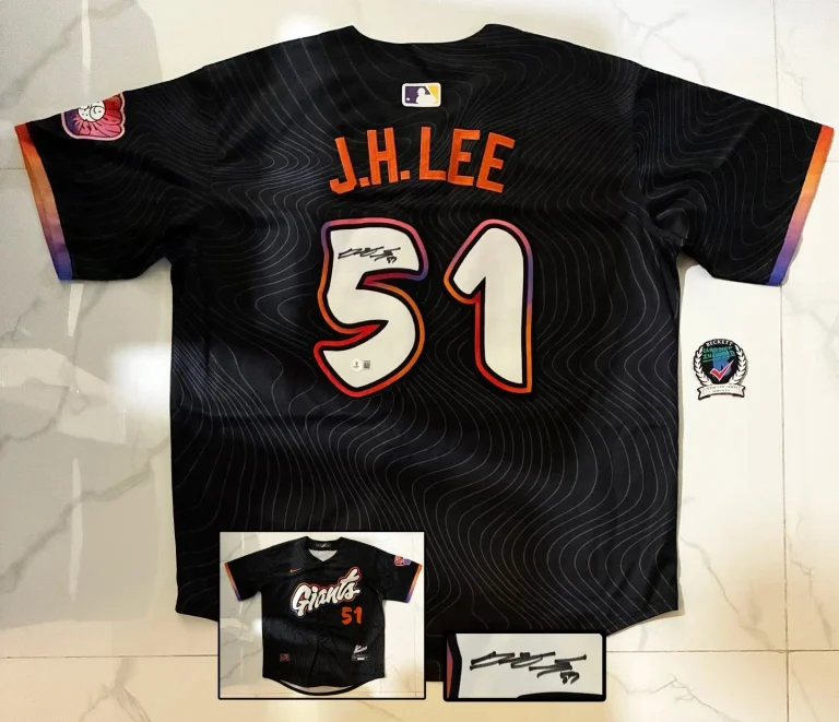Jung Hoo Lee Signed Jersey San Francisco Giants Beckett BAS COA