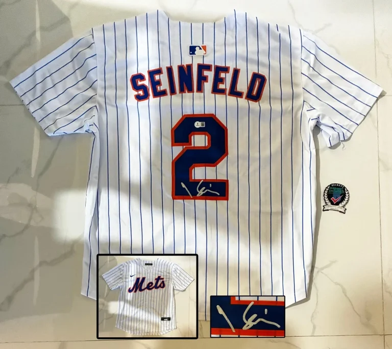 Jerry Seinfeld Signed Jersey New York Mets Beckett BAS COA