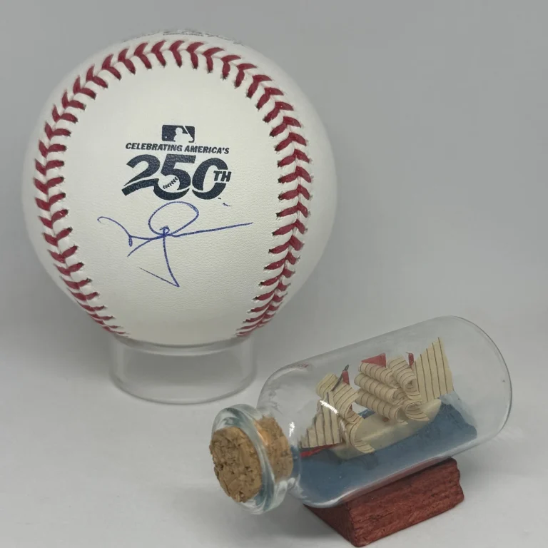 Mark McGwire signed Rawlings USA American 250 Logo Baseball JSA COA Auto A4580