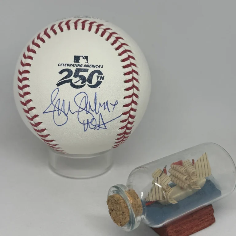 Jennie Finch signed Rawlings USA American 250 Logo Baseball JSA COA Auto A4564