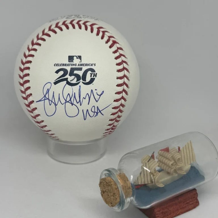 Jennie Finch signed Rawlings USA American 250 Logo Baseball JSA COA Auto A4565