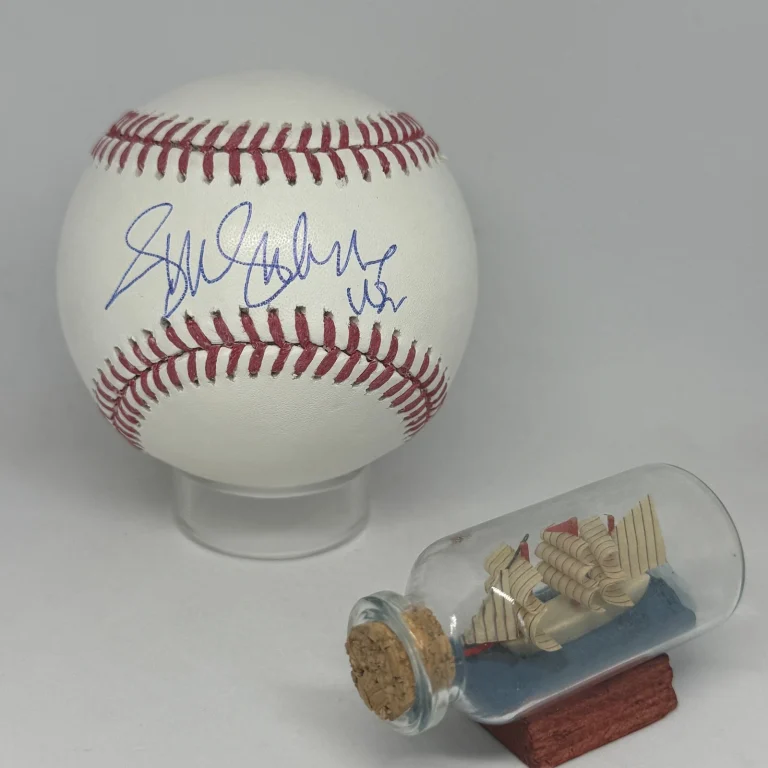 Jennie Finch signed Rawlings OML Baseball JSA COA Softball Auto A4556
