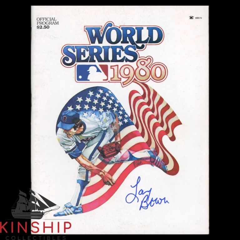 Larry Bowa signed 1980 Phillies World Series Program JSA COA Baseball Auto E416