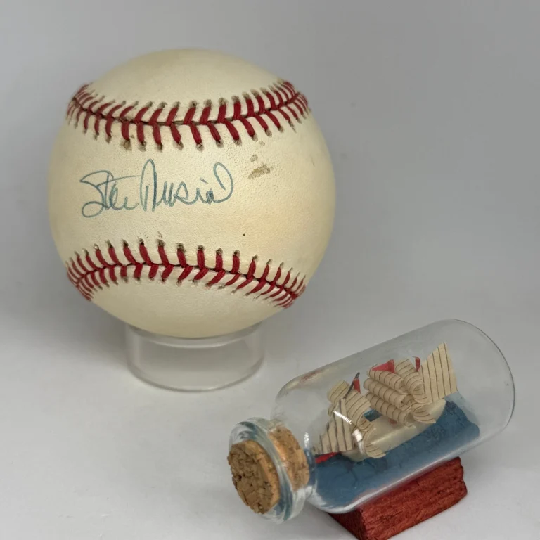 Stan Musial signed Rawlings ONL Baseball JSA Cardinals HOF Auto A4620