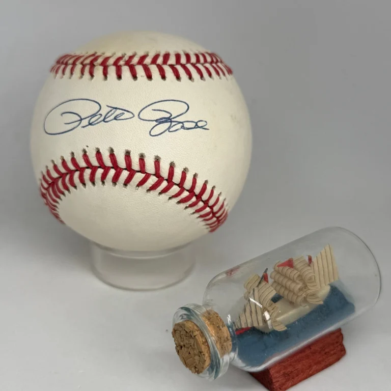 Pete Rose signed Rawlings ONL Baseball JSA COA Phillies Reds Auto A4623