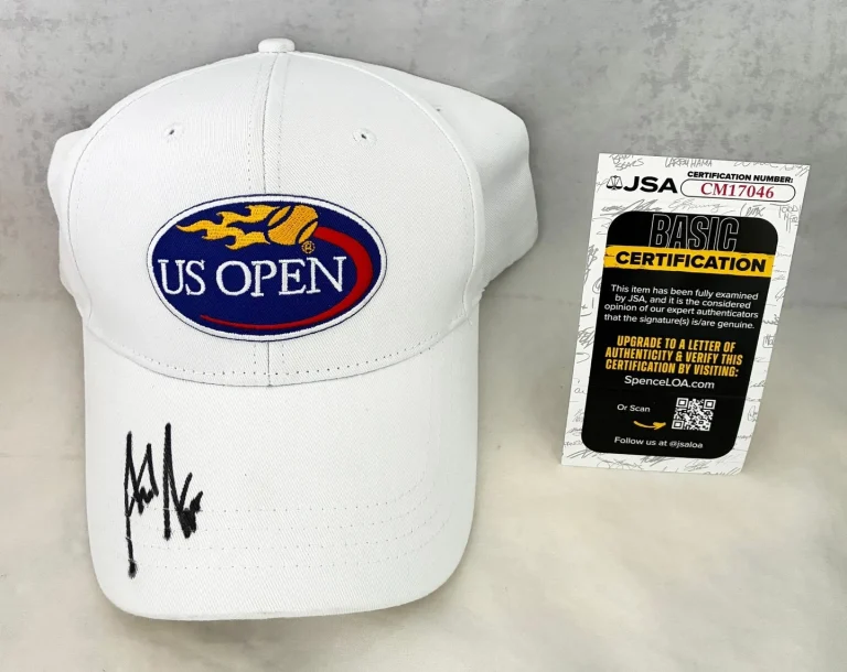 Andre Agassi Signed Hat US Open JSA COA