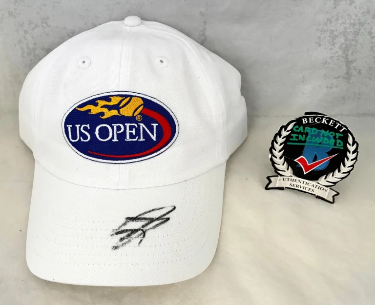 Jannik Sinner Signed Hat US Open Beckett BAS COA