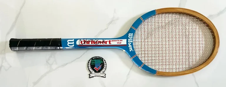 Chris Evert Signed Tennis Racquet Beckett BAS 6 COA