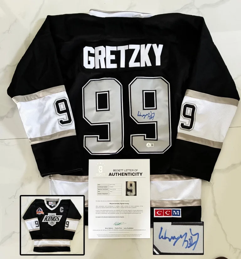Wayne Gretzky Signed Jersey Los Angeles Kings Beckett BAS 1 COA