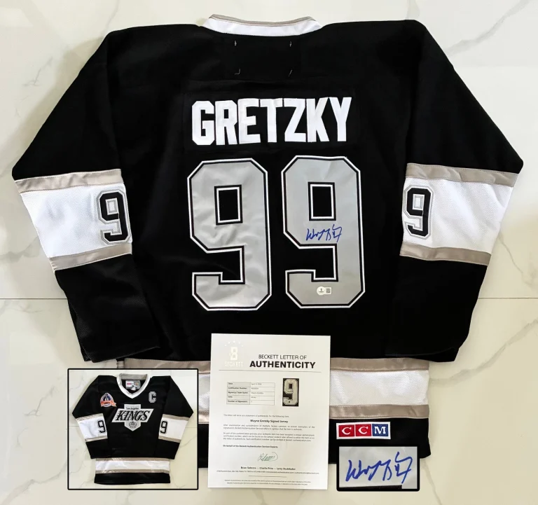 Wayne Gretzky Signed Jersey Los Angeles Kings Beckett BAS 2 COA