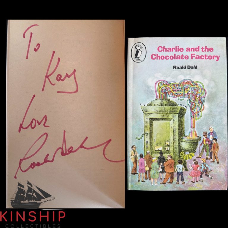 Roald Dahl signed Charlie and the Chocolate Factory Book JSA LOA Author E420