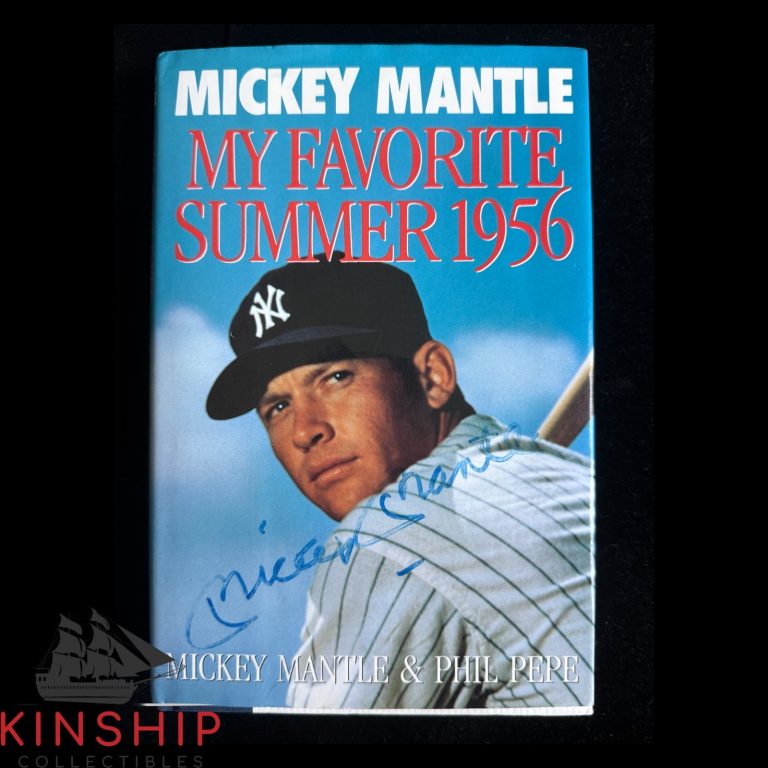 Mickey Mantle signed My Favorite Summer 1956 Book JSA LOA Yankees Baseball E423