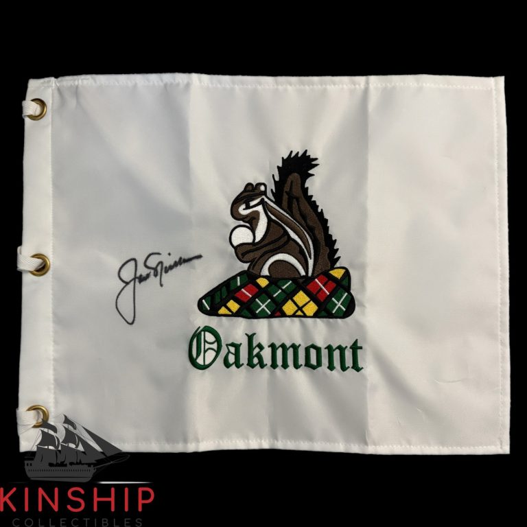 Jack Nicklaus signed Oakmont Golf Flag JSA LOA Masters US Open Auto Rare G195