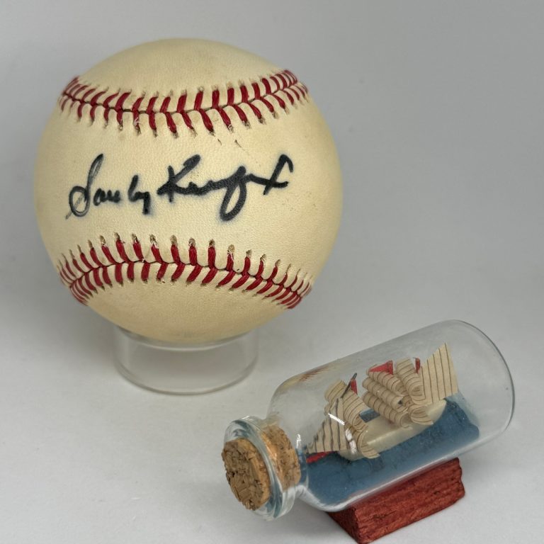 Sandy Koufax signed Rawlings ONL Baseball JSA LOA Dodgers HOF Auto A4642