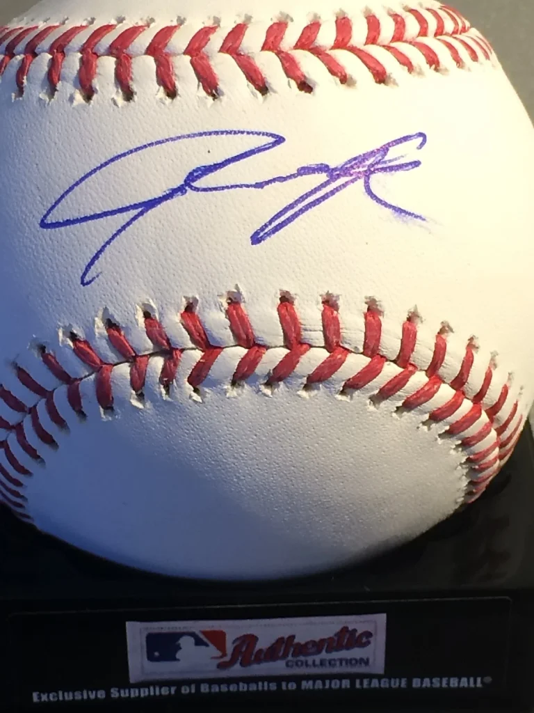JUSTIN UPTON  DETROIT TIGERS   SIGNED OML BASEBALL