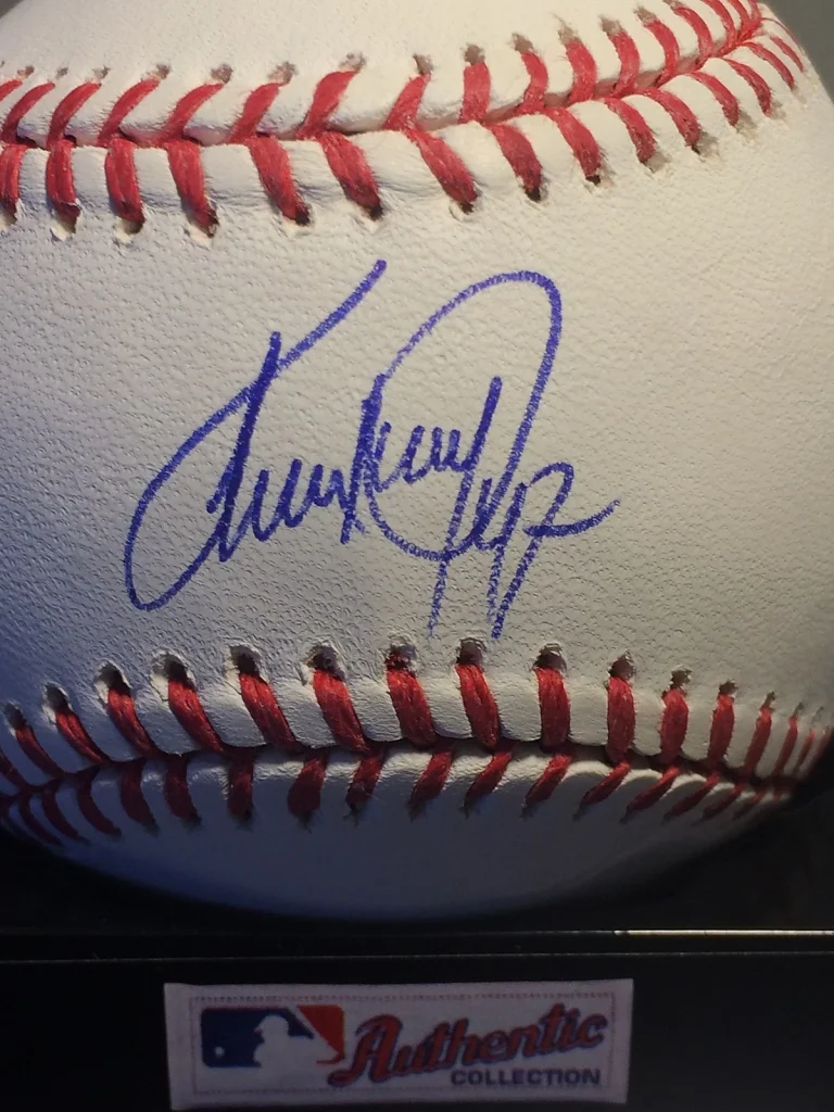 IVAN NOVA   NEW YORK YANKEES   SIGNED OML BASEBALL