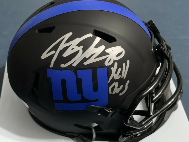 JEREMY SHOCKEY NEW YORK GIANTS XLII SB CHAMPS  JSA ECLIPSE SIGNED MINI HELMET