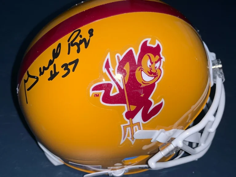 GERALD RIGGS  ARIZONA STATE SUN DEVILS   SIGNED SCHUTT MINI HELMET
