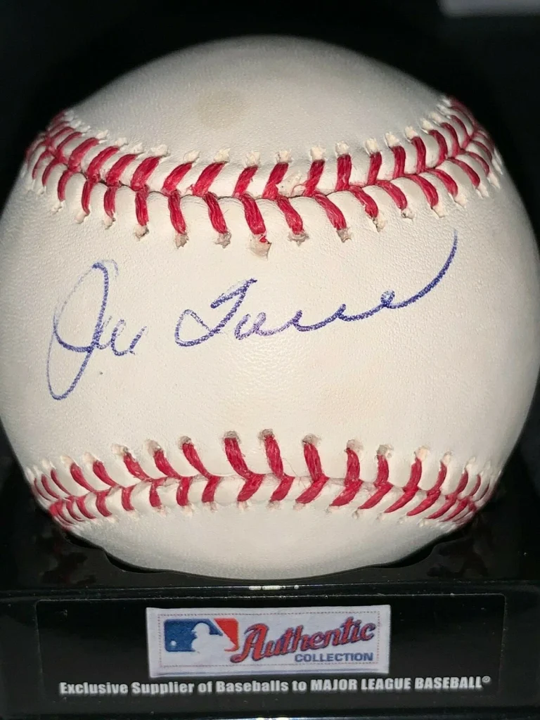 JOE TORRE NEW YORK YANKEES 2014 HOF  BECKETT AUTHENTICATED SIGNED OML BASEBALL
