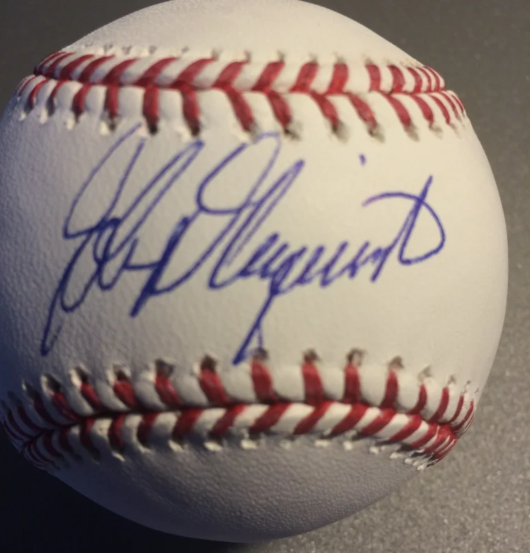 JOHN D'ACQUISTO  SAN FRANCISCO GIANTS   SIGNED OML BASEBALL