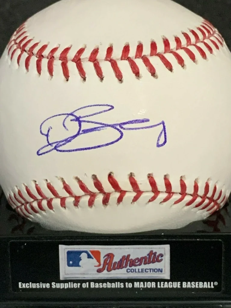 DYLAN BUNDY  BALTIMORE ORIOLES / LOS ANGELES ANGELS  SIGNED OML BASEBALL