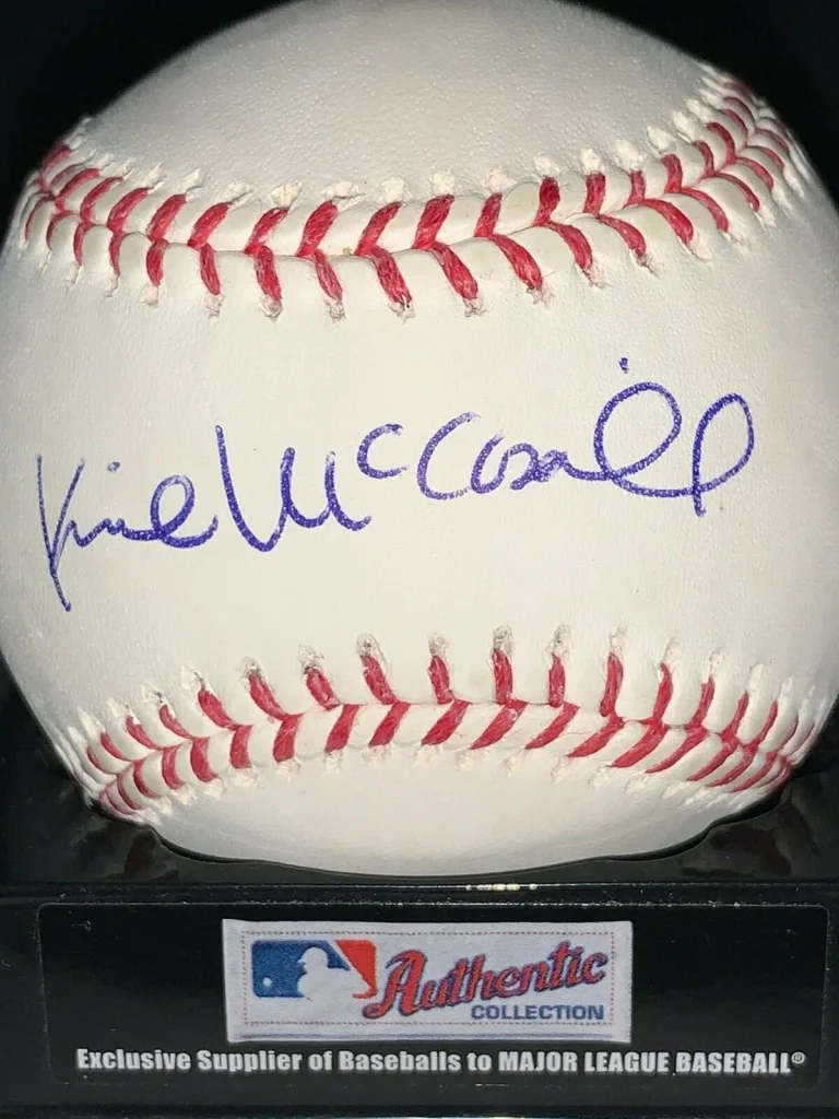 KIRK MCCASKILL CALIFORNIA ANGELS / CHICAGO WHITE SOX   SIGNED OML BASEBALL