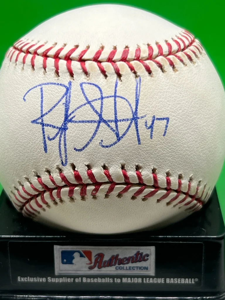 RICKY NOLASCO  FLORIDA MARLINS / LOS ANGELES DODGERS  SIGNED OML BASEBALL