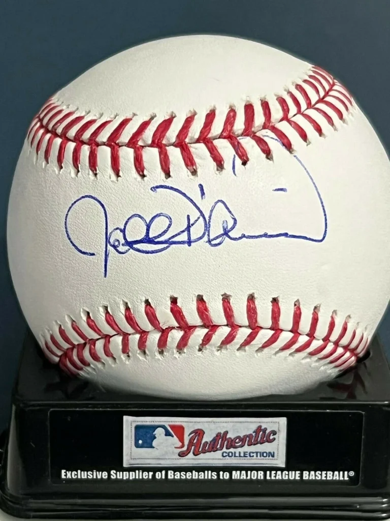 JEFF D'AMICO  NEW YORK METS / MILWAUKEE BREWERS  SIGNED OML BASEBALL