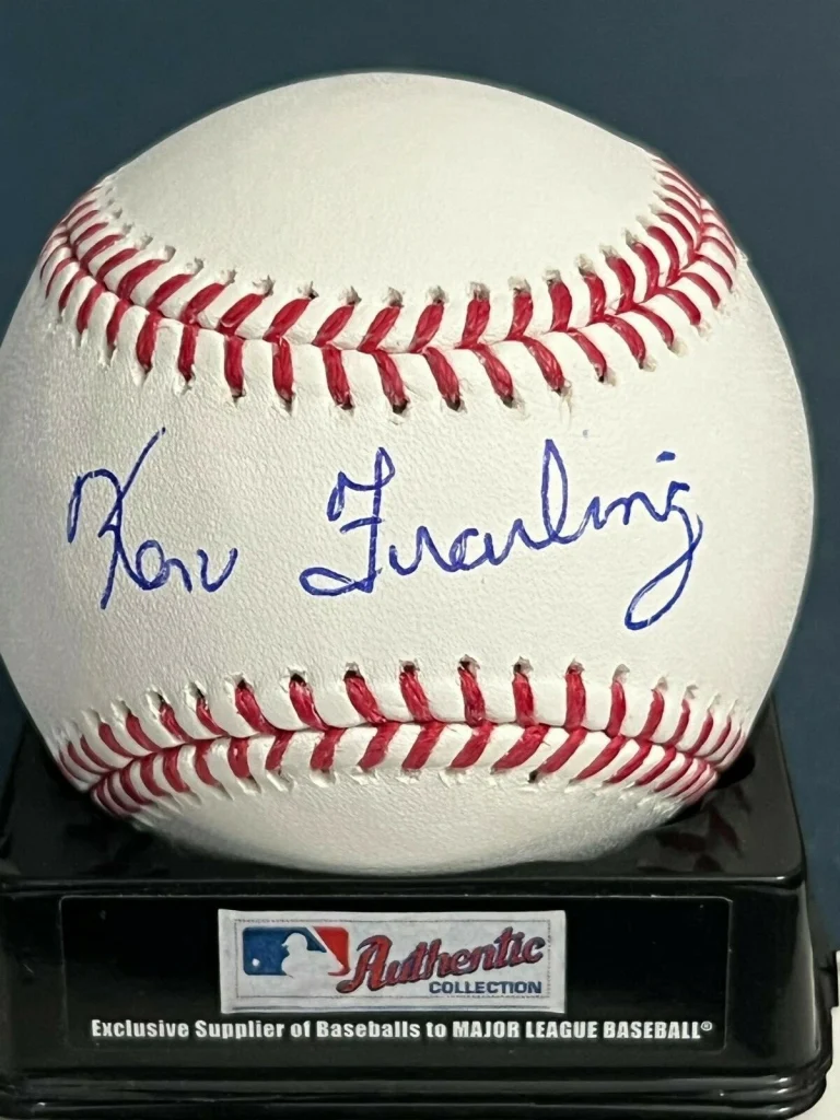KEN FRAILING  CHICAGO CUBS / CHICAGO WHITE SOX   SIGNED OML BASEBALL
