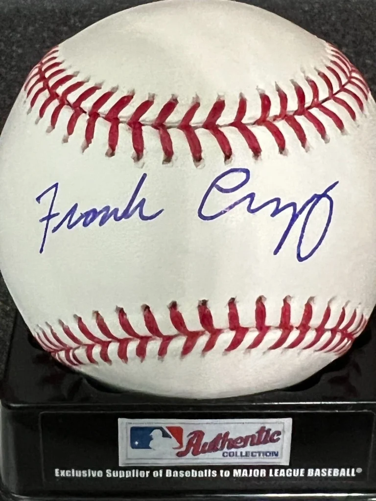 FRANK LINZY  SAN FRANCISCO GIANTS / ST. LOUIS CARDINALS  SIGNED OML BASEBALL