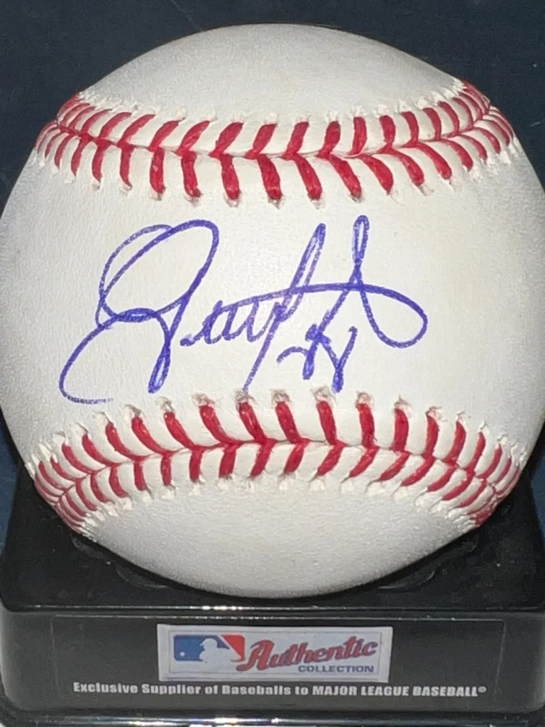 GERARDO PARRA  ARIZONA DIAMONDBACKS / SAN FRANCISCO GIANTS  SIGNED OML BASEBALL