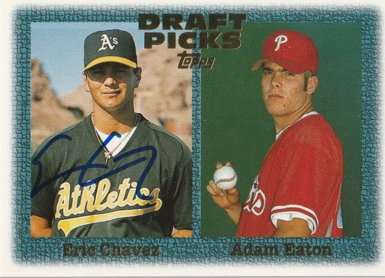 ERIC CHAVEZ  OAKLAND A'S  1997 TOPPS CARD #479